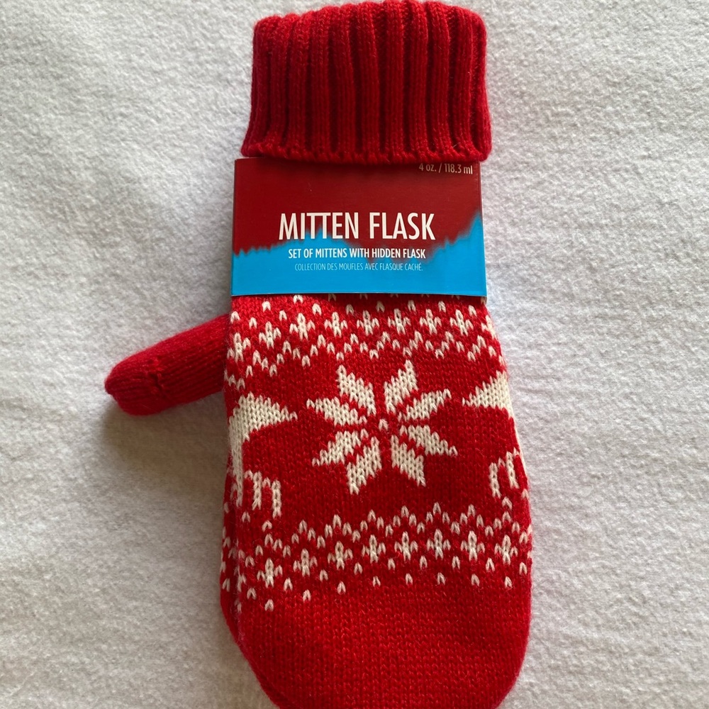 Mittens with Hidden Flask